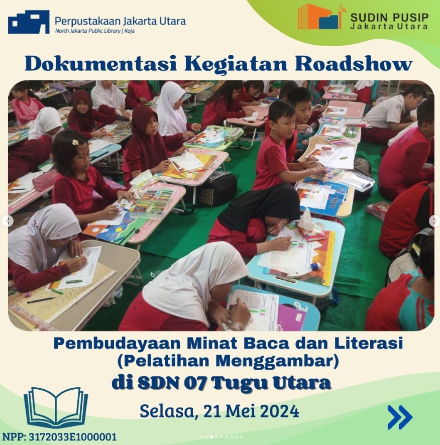 Roadshow Workshop Membaca Bersama Suku Dinas Perpustakaan Dan Kearsipan Kota Administrasi Jakarta Utara
